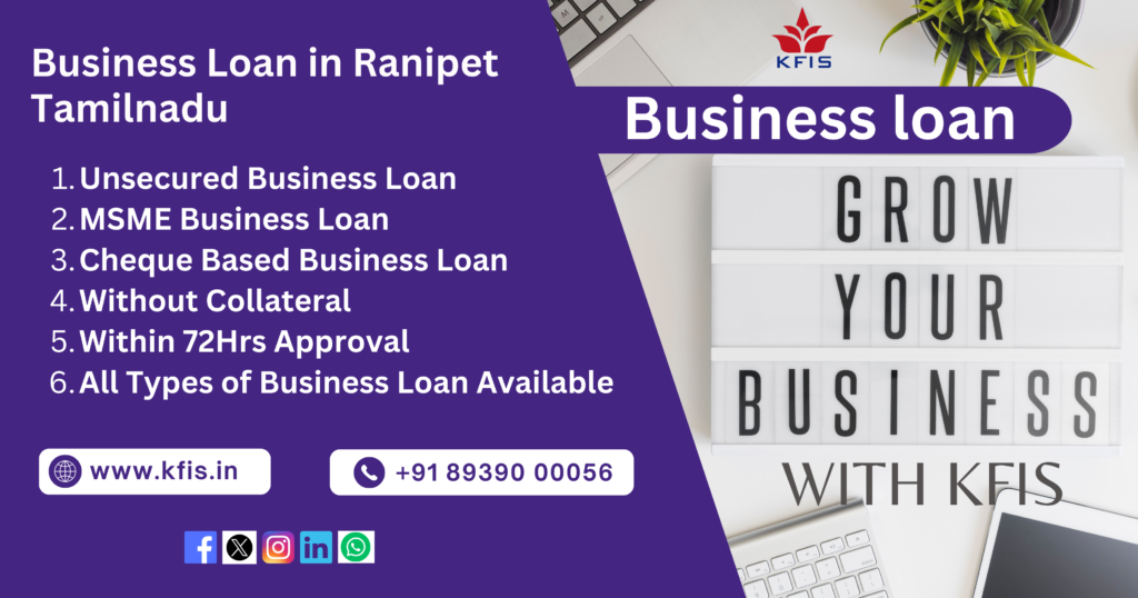 Business Loan in Ranipet
