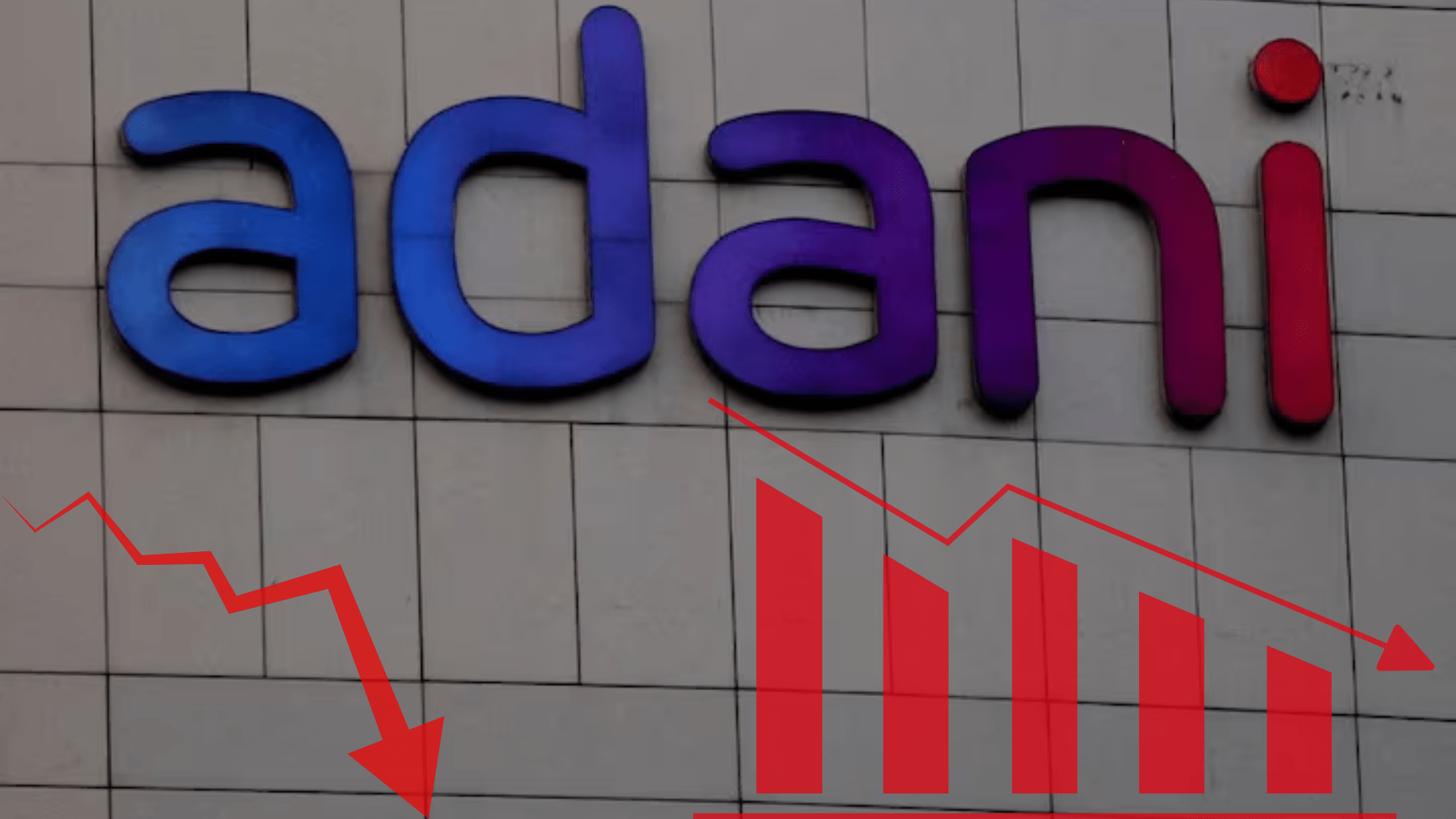 adani stocks down